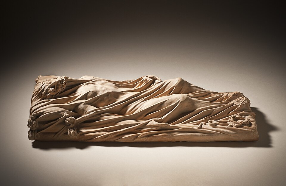 Le Christ voilé, sculpture de Giuseppe Sanmartino : Le Christ gît sous un voile de marbre si fin que son visage, ses veines et ses blessures…