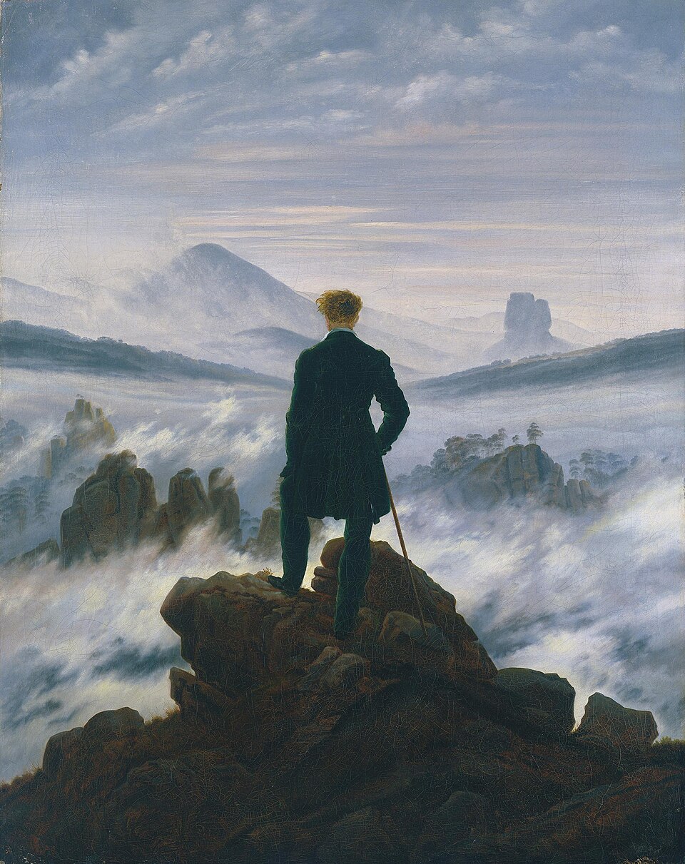 Le Voyageur contemplant une mer de nuages