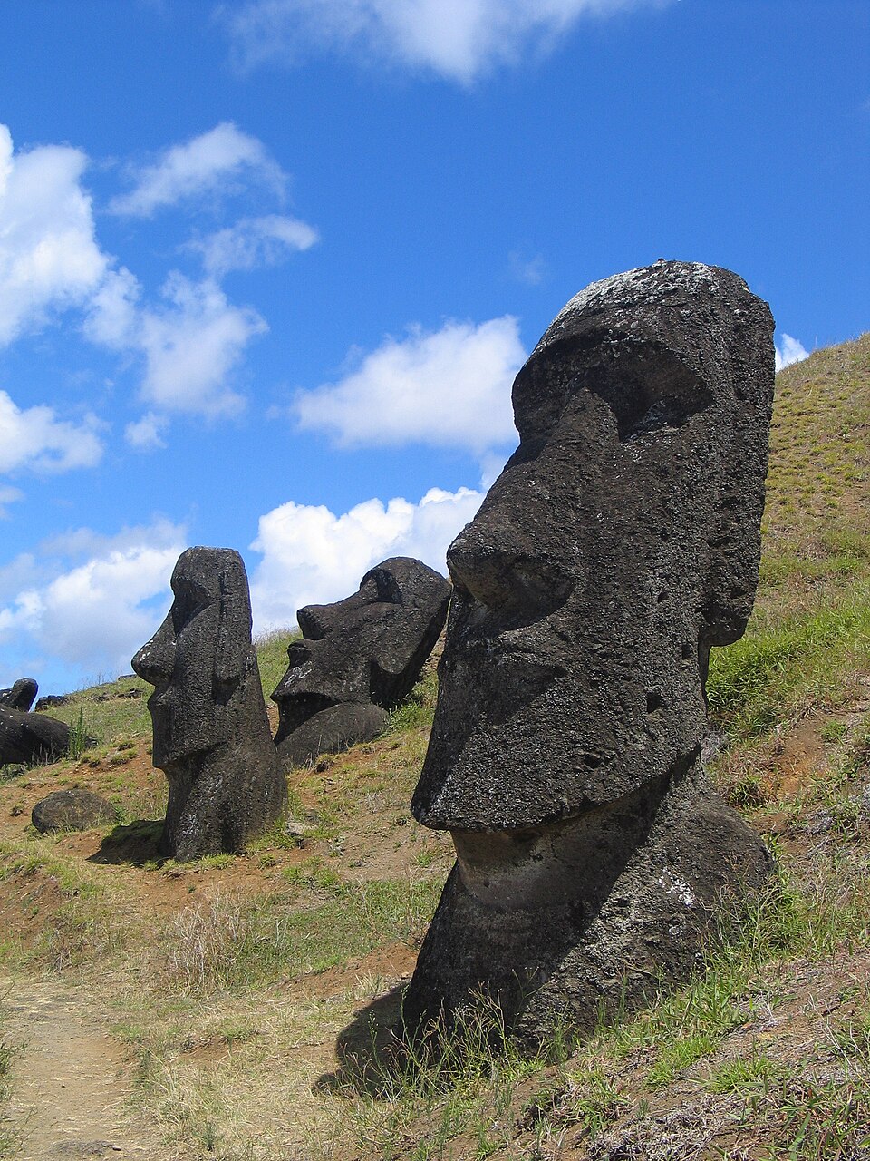 Les Moaï de l'île de Pâques